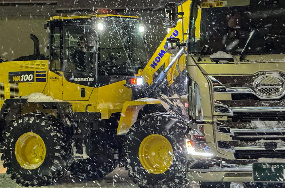 旭川の除雪・排雪業者、トランスターのお客様向けスポット除排雪